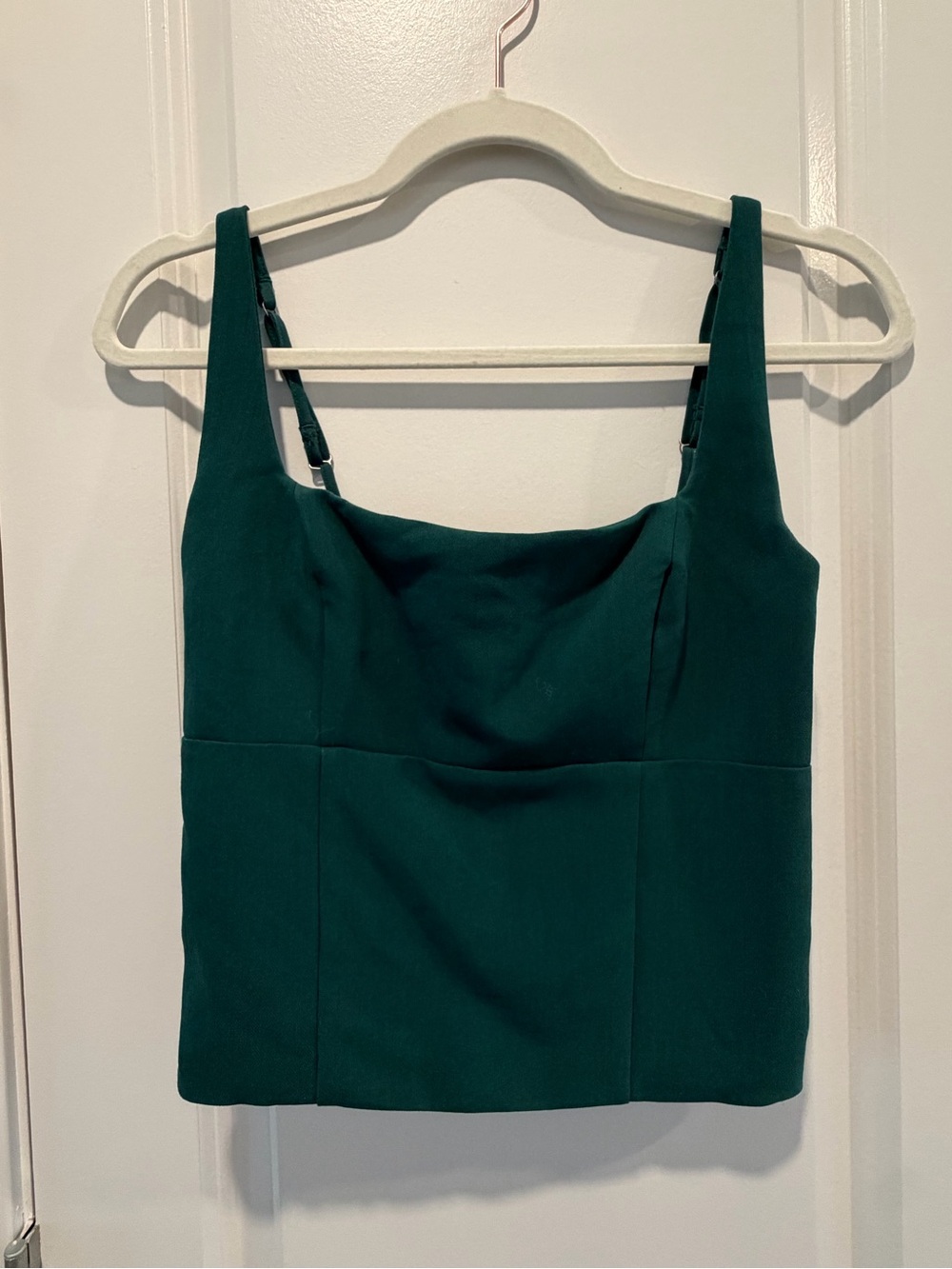Abercrombie & Fitch Deep Emerald Square Neck Camisole